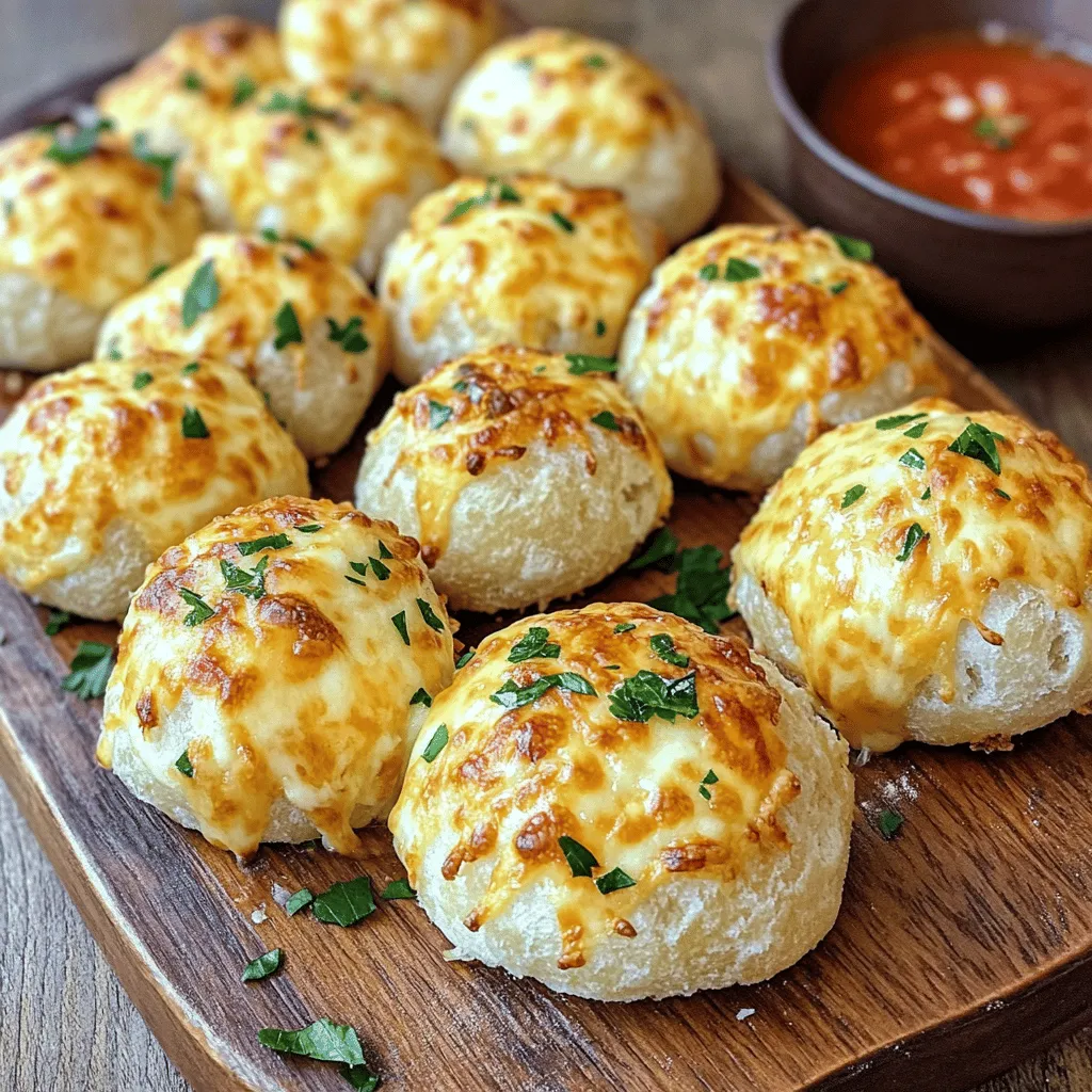 To create the best recipe for cheese bombs, you need simple ingredients. Here are the items you will use: