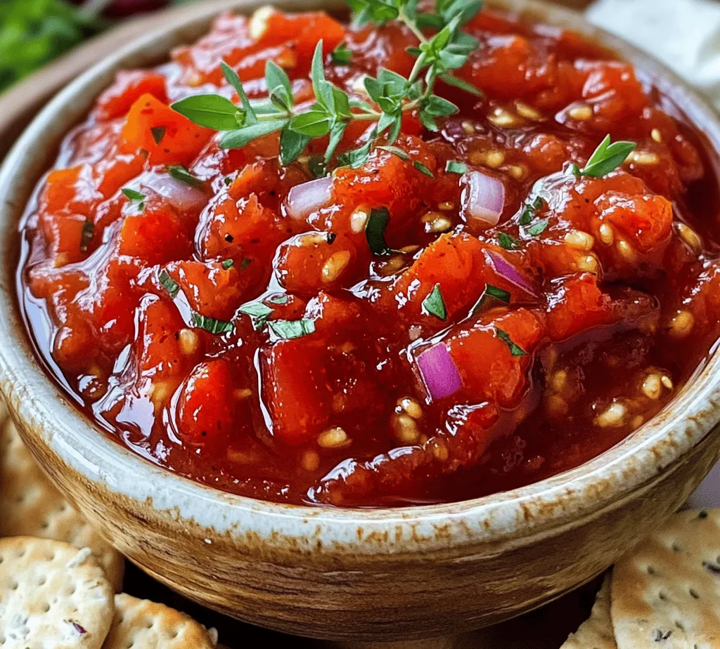 Spicy tomato jam is rapidly becoming a beloved staple in kitchens across the globe, cherished for its unique blend of sweetness and heat. This versatile condiment can elevate many dishes, from cheeseboards to grilled meats, and even serve as a delightful addition to breakfast staples like eggs and toast.
