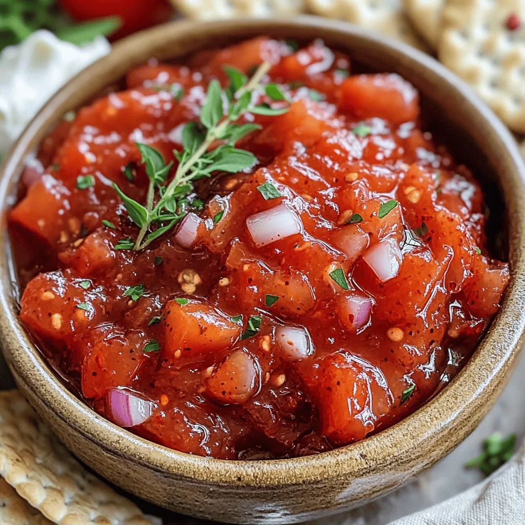 Spicy Tomato Jam Recipe: A Flavorful Condiment for Every Occasion