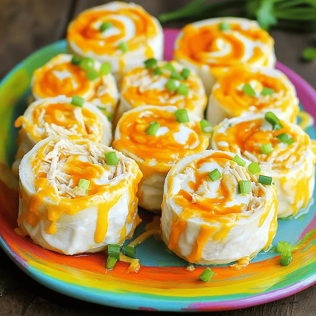 Buffalo Chicken Pinwheels Flavorful and Easy Recipe