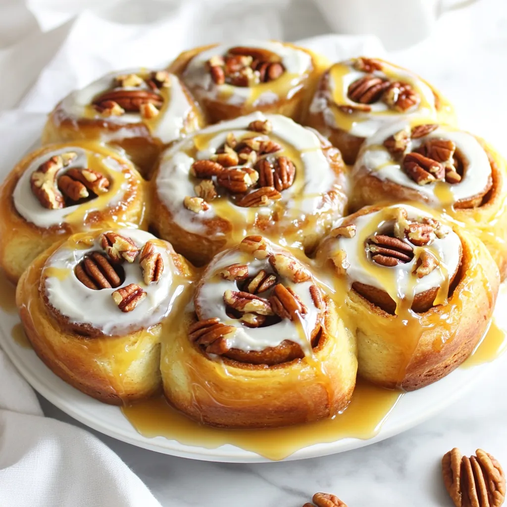 Caramel Pecan Cinnamon Rolls Irresistible Bakery Treat