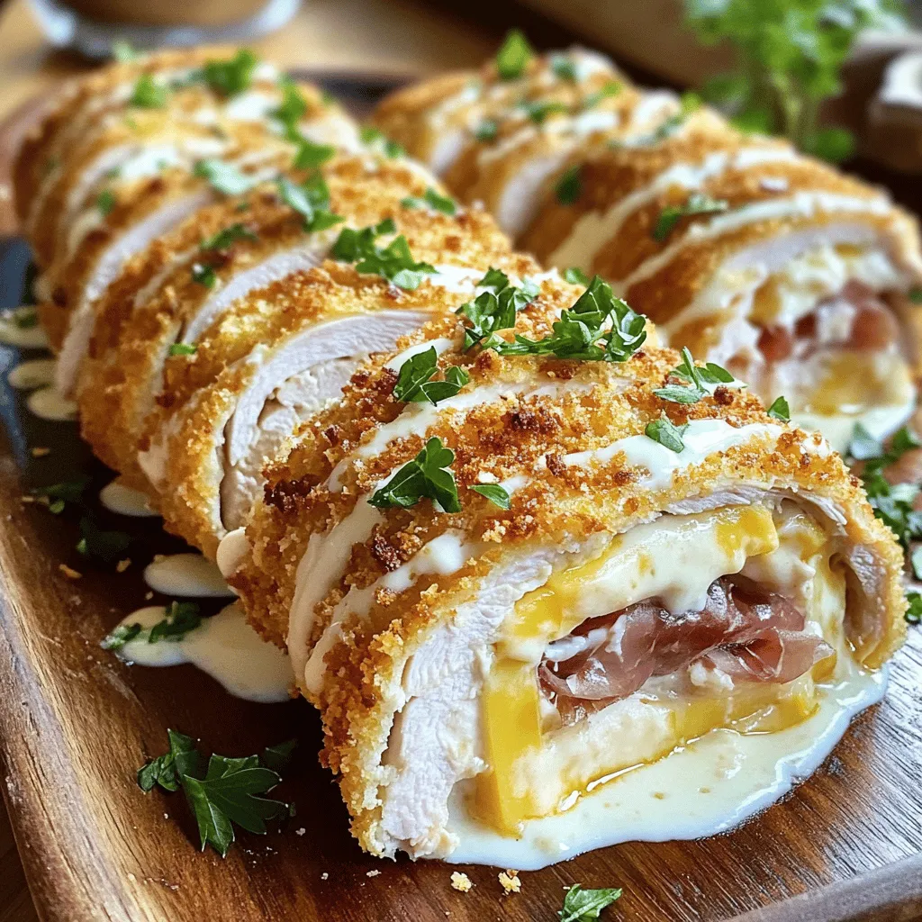 Deliciously Creamy Chicken Cordon Bleu