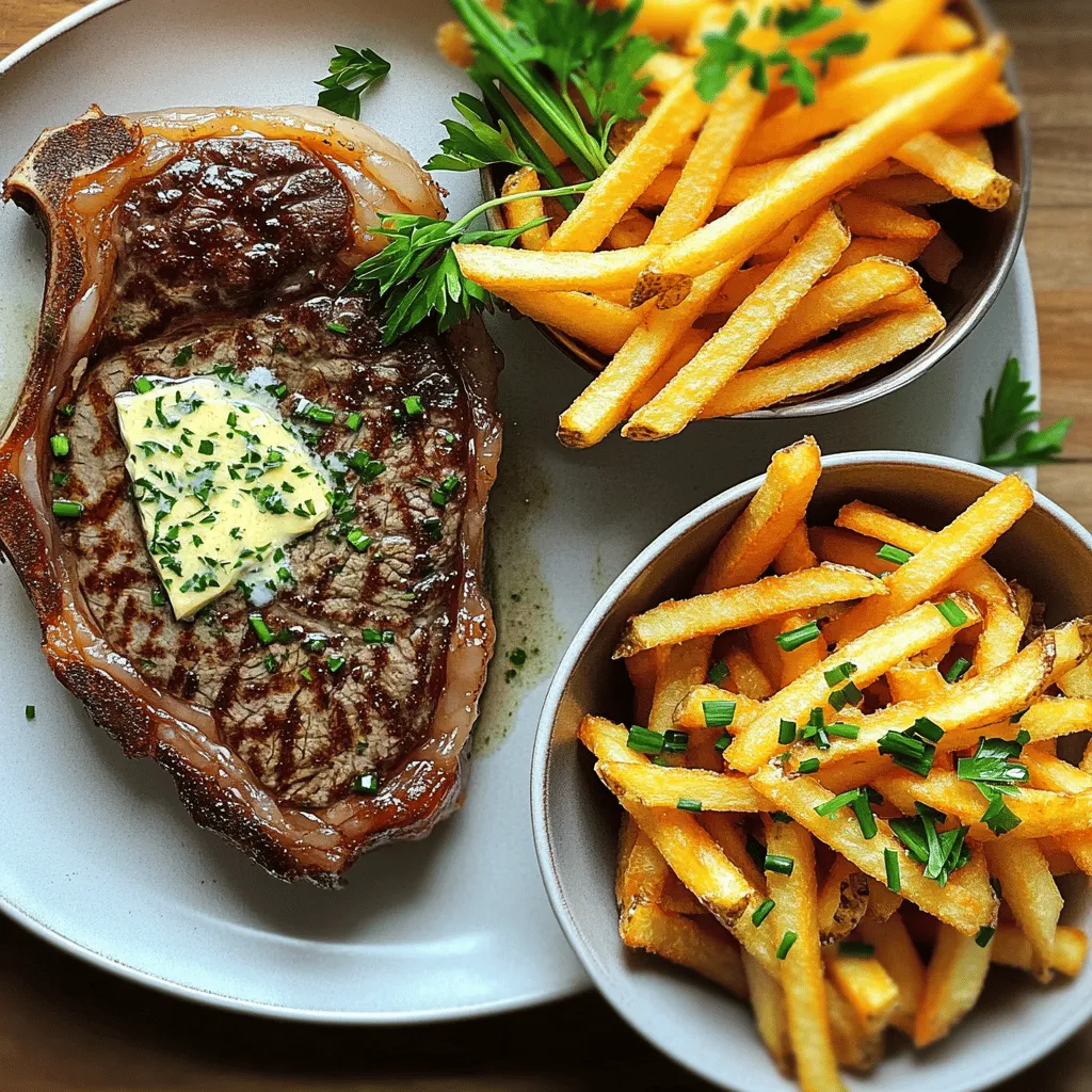 For a great steak frites, you need a few key ingredients. First, choose the best steak for steak frites. Ribeye steaks work well. They are tender and flavorful. You can also use sirloin or flank steak if you prefer.