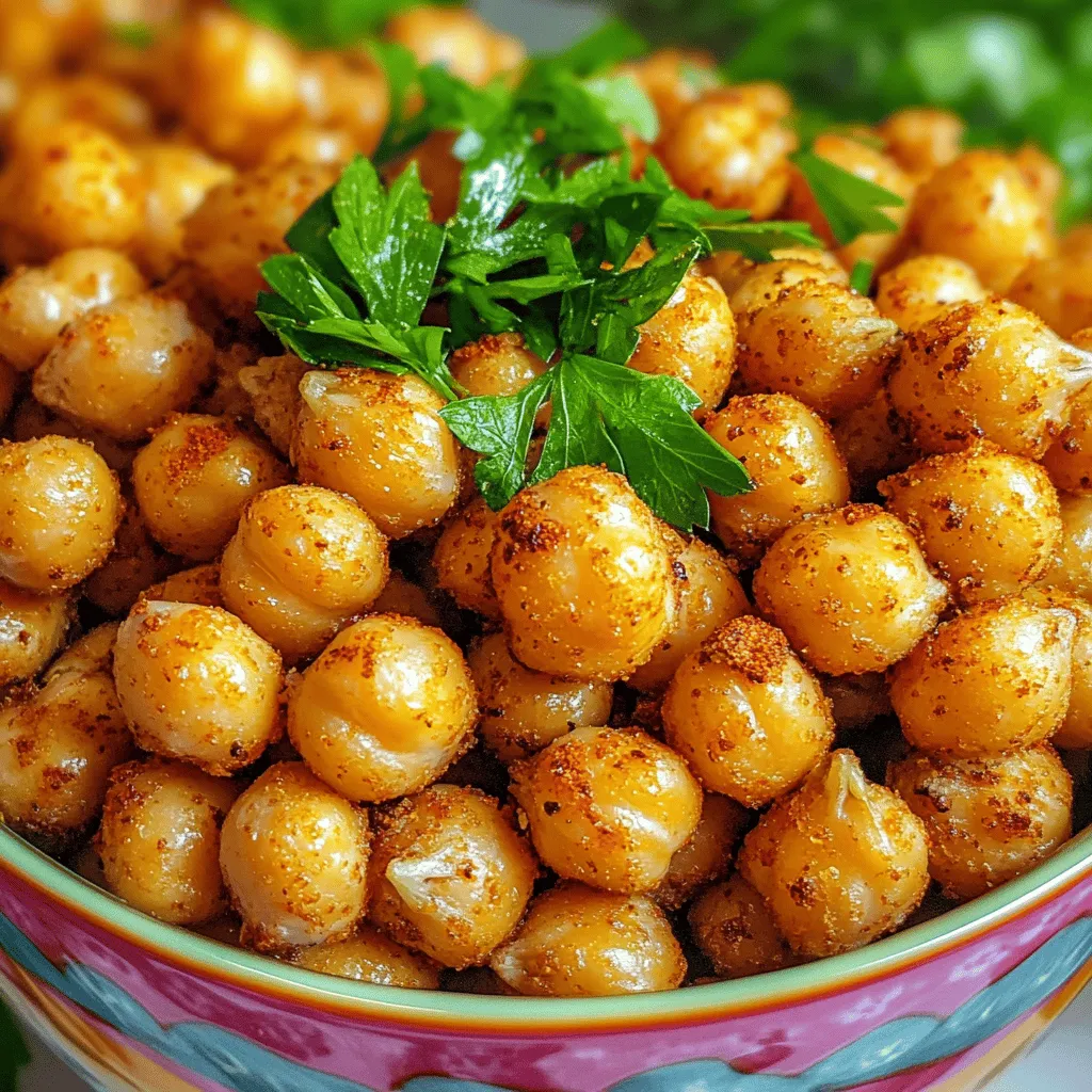 Crispy Air Fryer Chickpeas Easy and Flavorful Snack