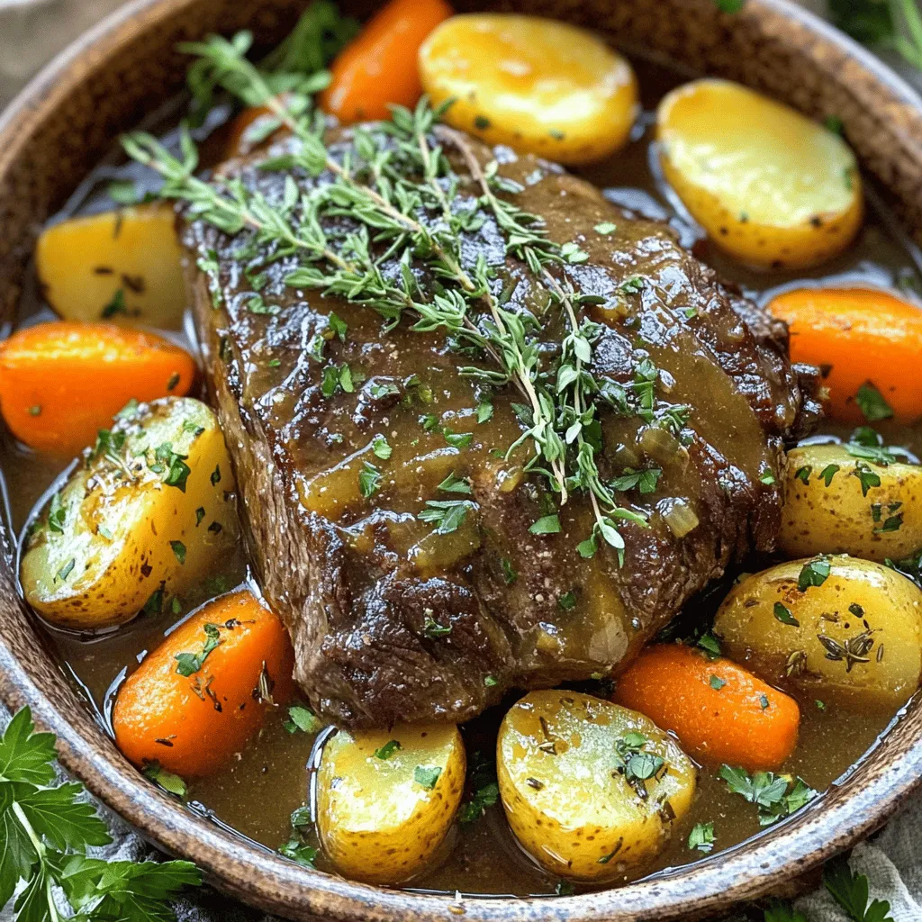 Instant Pot Pot Roast Flavorful and Tender Recipe