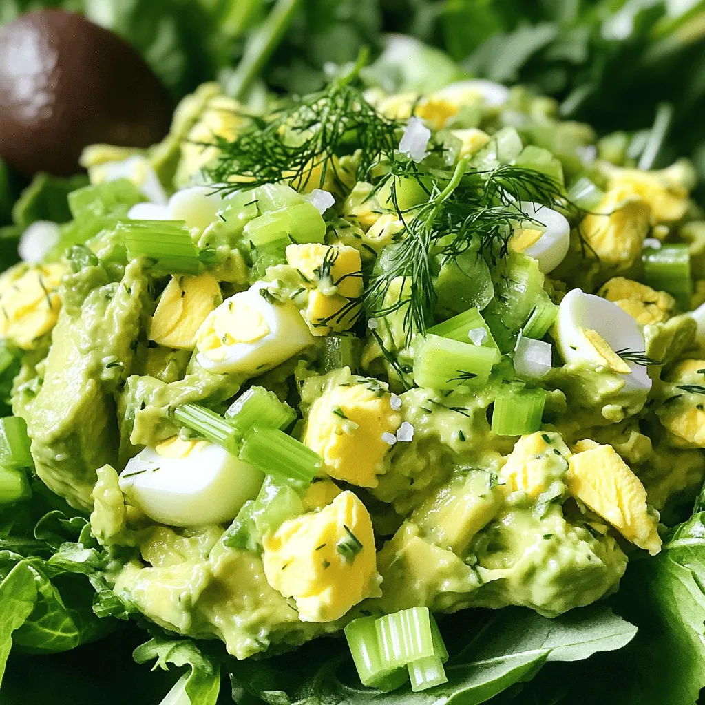 Avocado Egg Salad Nutritious and Easy Recipe