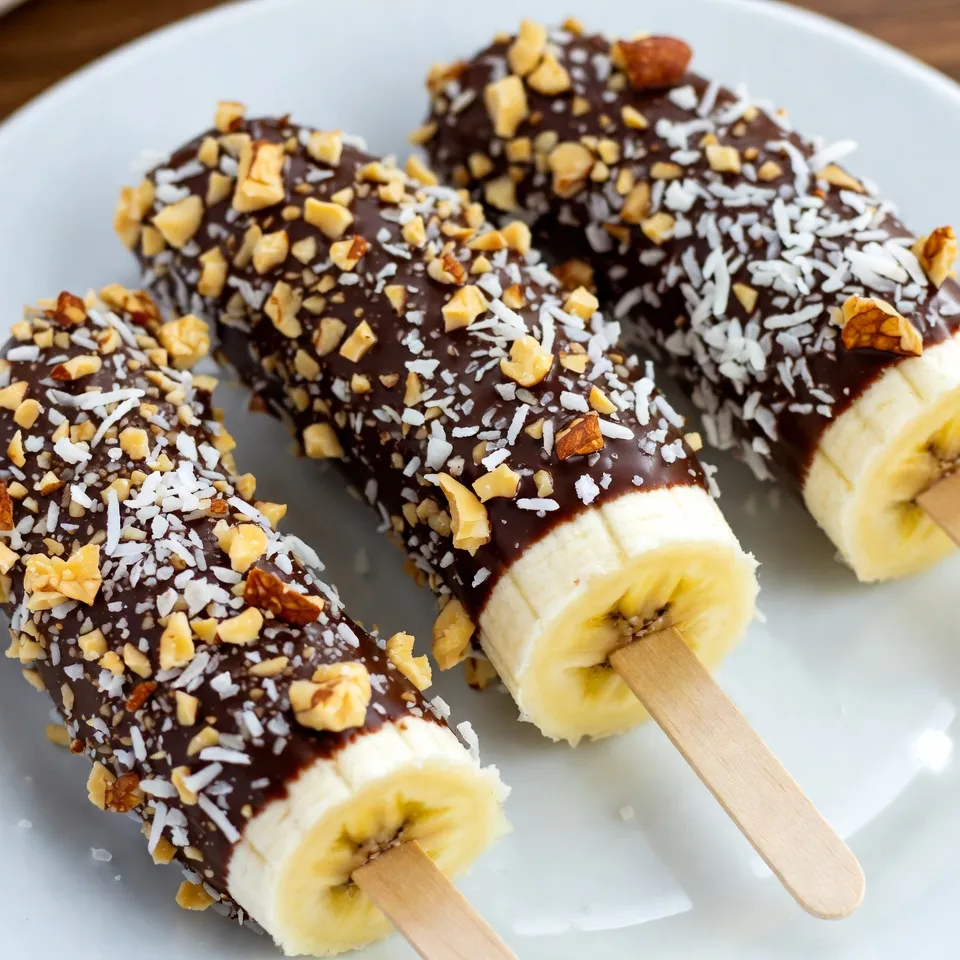 Chocolate Covered Banana Pops Simple and Delicious Treat
