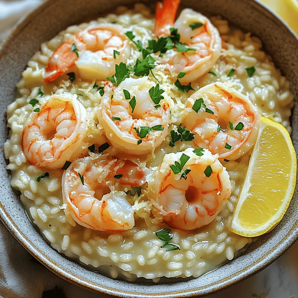Creamy Garlic Shrimp Risotto Simple and Flavorful Dish