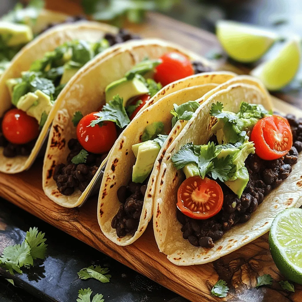Black Bean Tacos Quick and Delicious Meal Idea