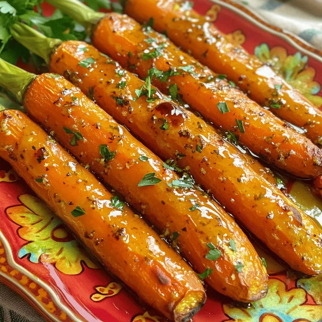 Honey Garlic Roasted Carrots Delightful Simple Recipe