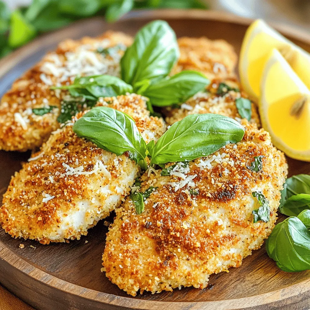 Italian Basil Chicken Cutlets Crispy and Flavorful Meal