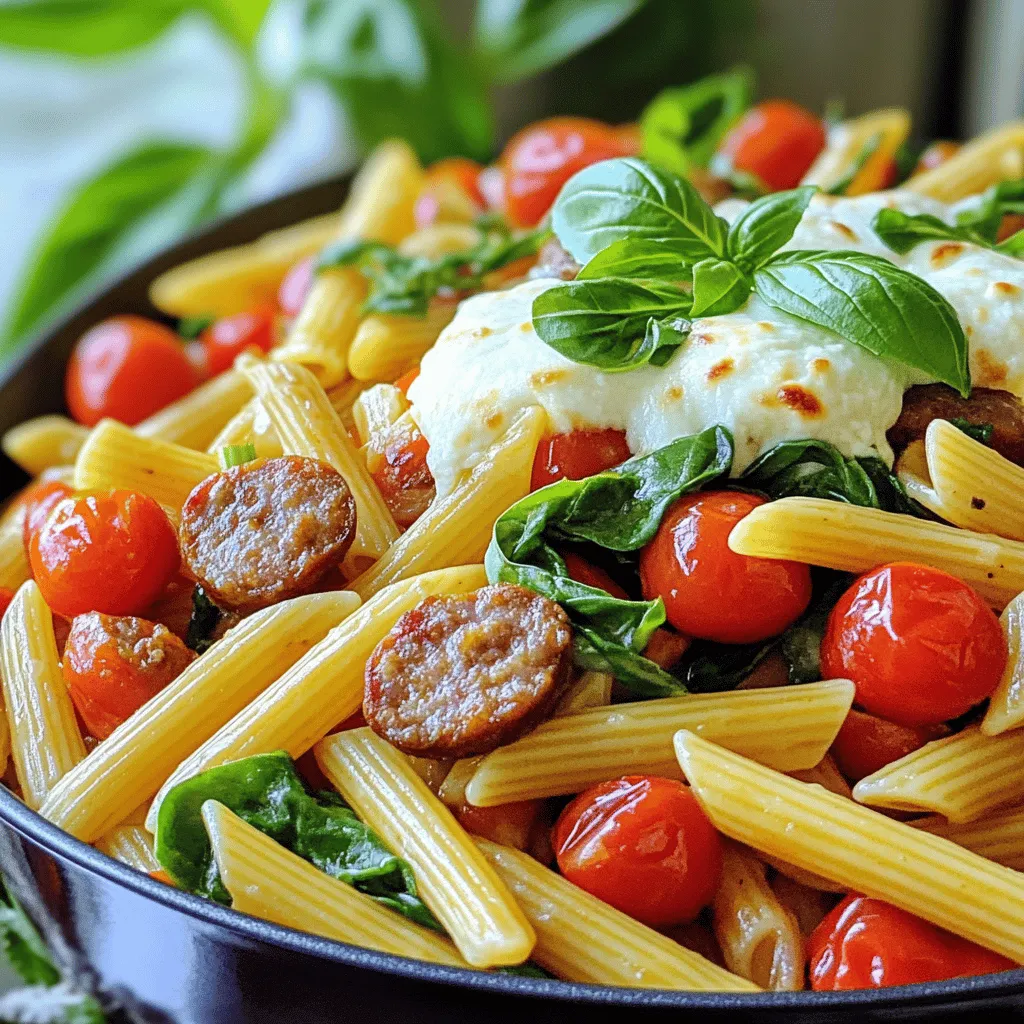 One Pot Smoked Sausage Pasta Quick and Tasty Meal