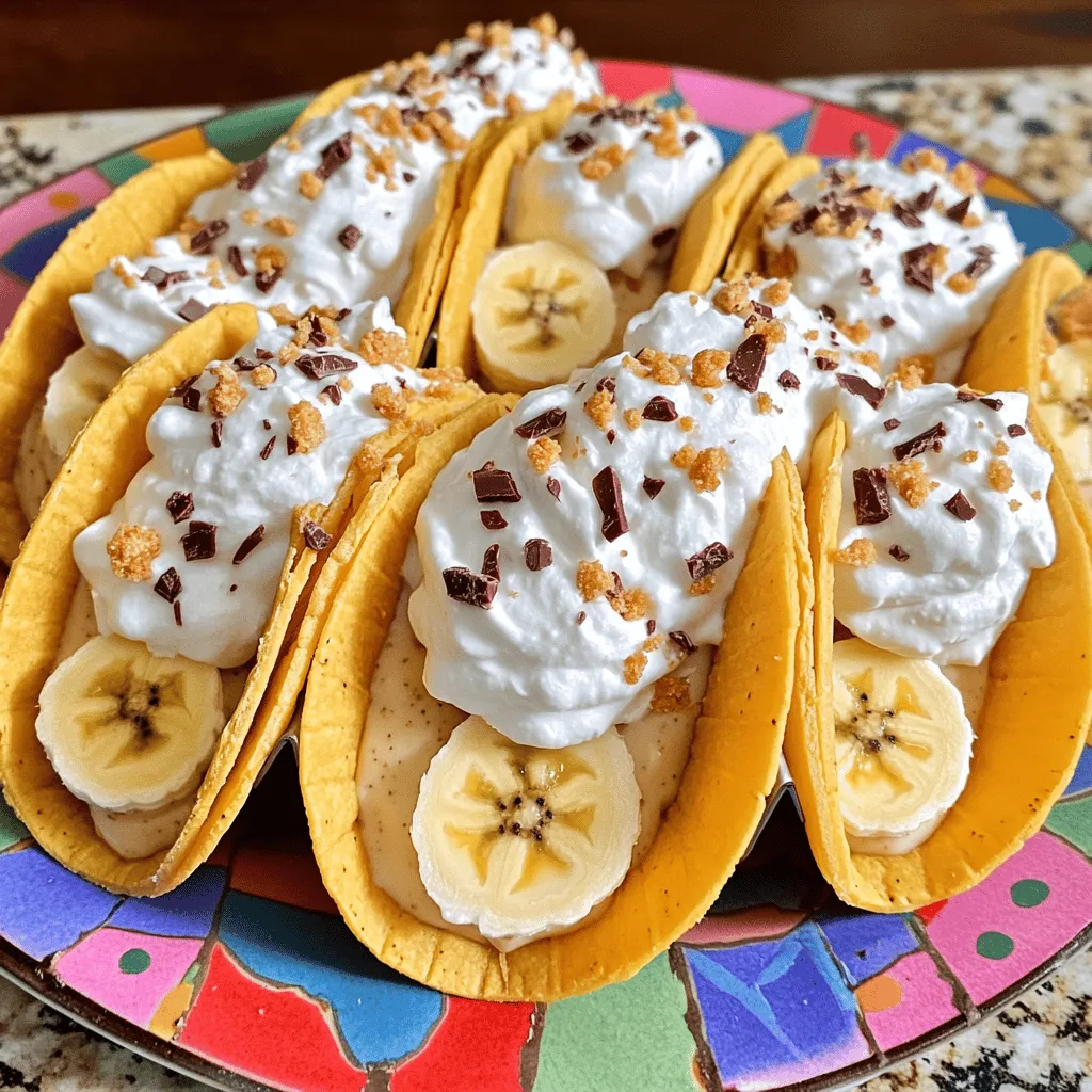 Banana Pudding Tacos Irresistible Sweet Treats