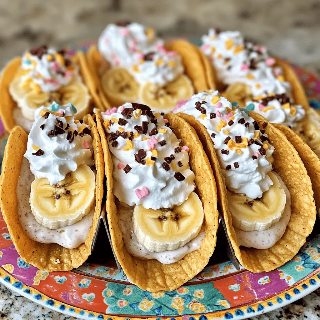A banana pudding taco is a fun twist on a classic dessert. It combines the creamy goodness of banana pudding with a crunchy taco shell. The shell is made from a simple dough that bakes into a perfect shape. You fill it with banana pudding, banana slices, and whipped cream. It’s a dessert that feels like a party in your mouth!
