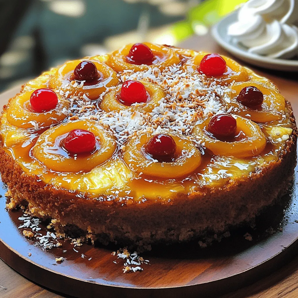 Hawaiian Pineapple Upside-Down Cake Simple Recipe
