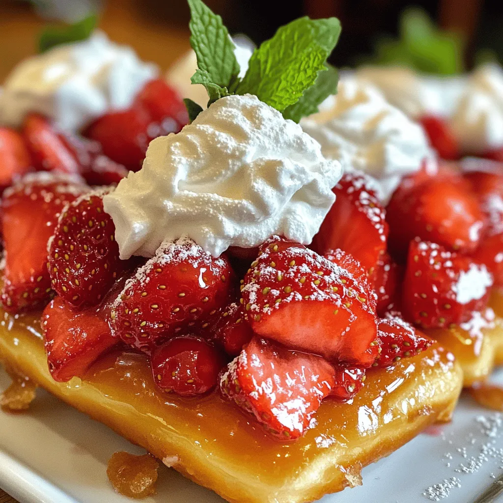 Strawberry Doughnut Shortcake Fresh and Easy Recipe