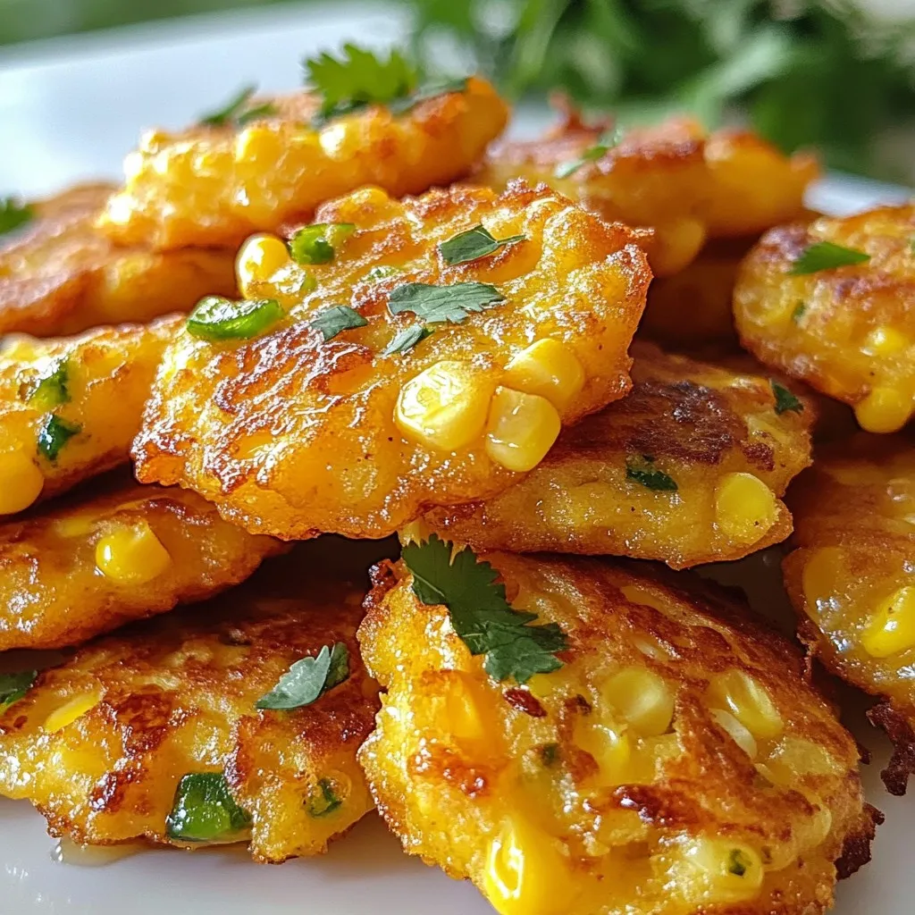 Jalapeño Honey Corn Fritters Tasty and Flavorful Snack