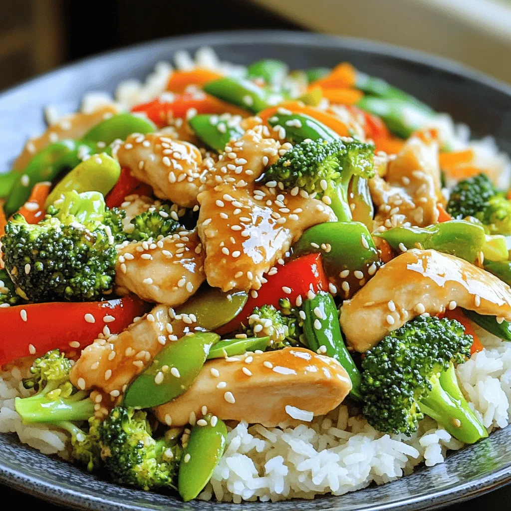 Sesame Ginger Chicken Stir Fry Quick and Tasty Meal