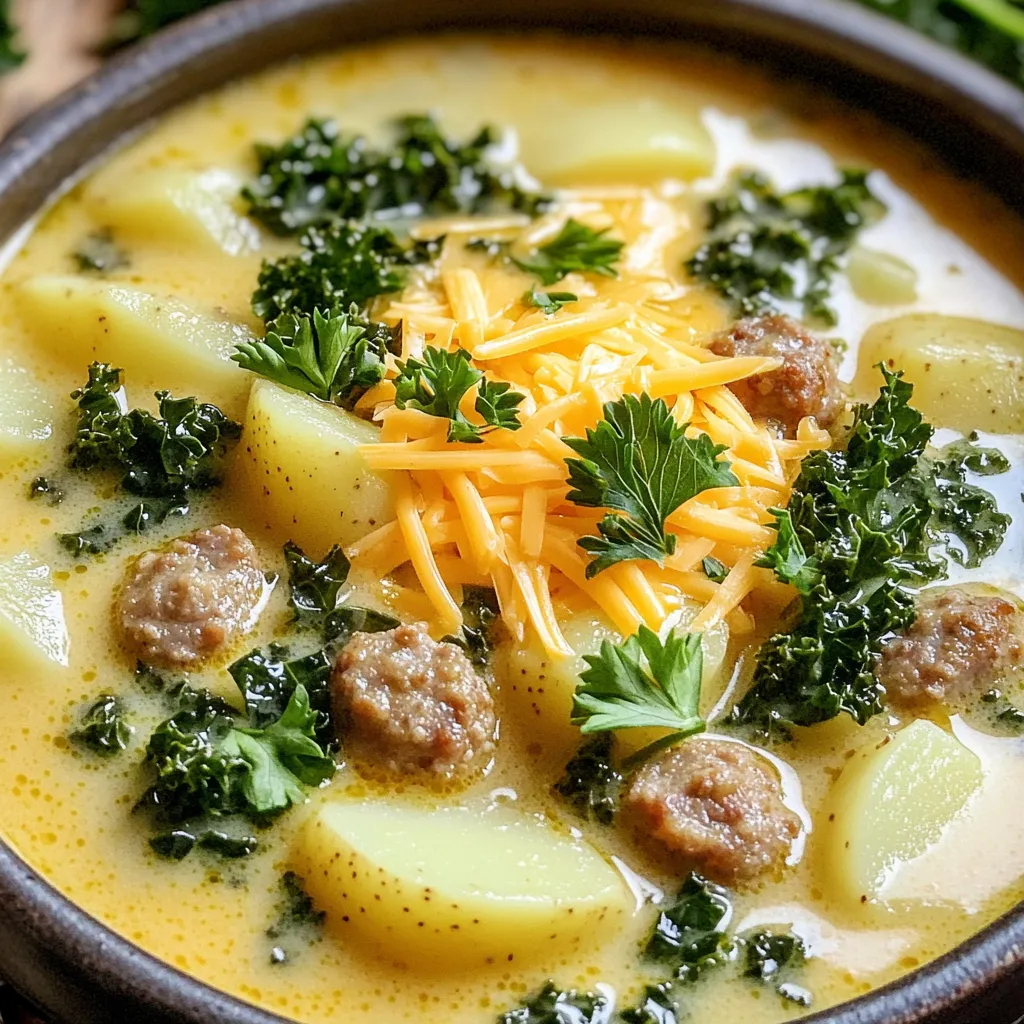 Slow Cooker Sausage Potato Soup Comforting and Easy