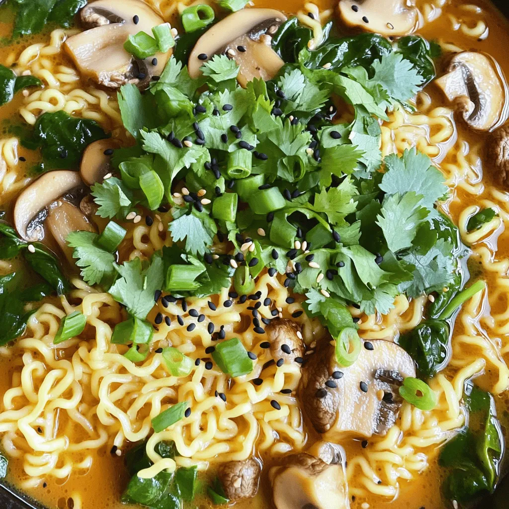 Asian Mushroom Ramen Noodles Flavorful and Easy Dish