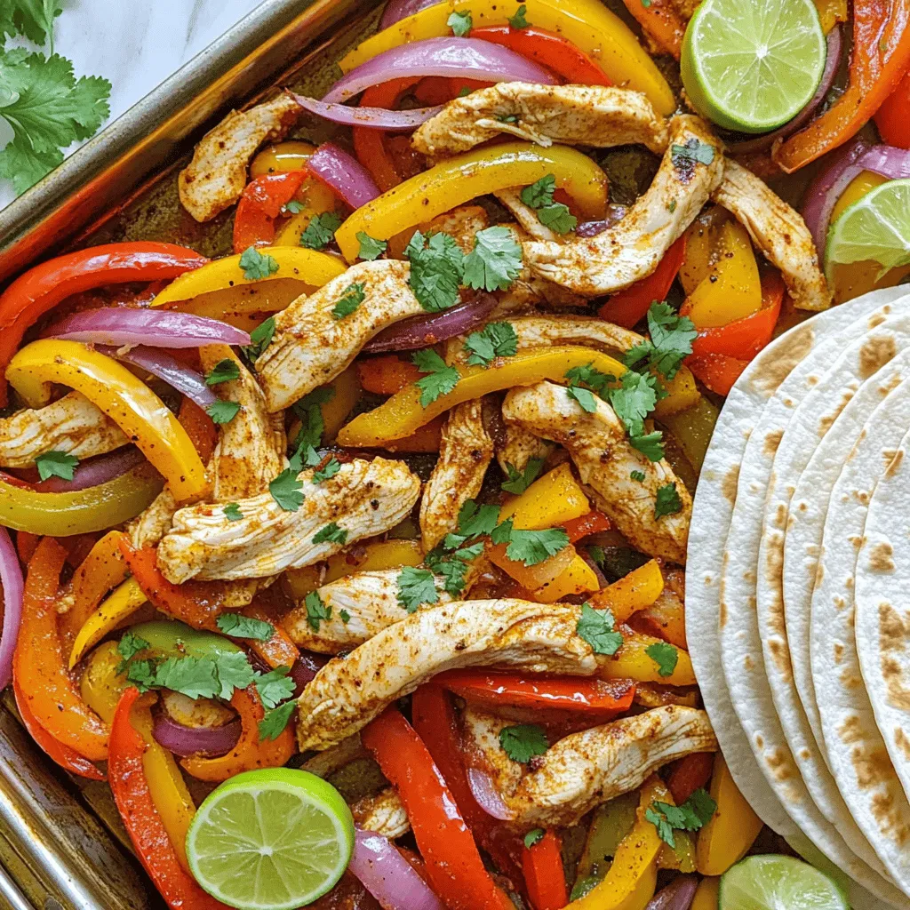 Fajita Chicken Sheet Pan Dinner Flavorful Delight