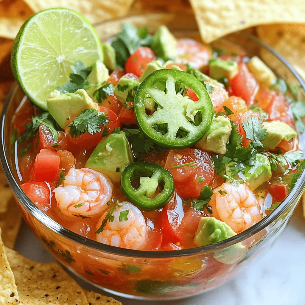 Flavorful Mexican Shrimp Cocktail with Avocado &#038; Lime