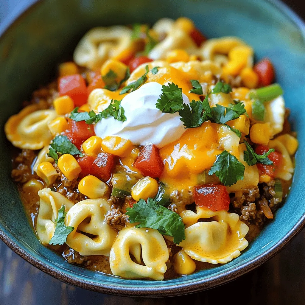 Taco Tortellini Savory One-Pot Pasta Recipe Tonight