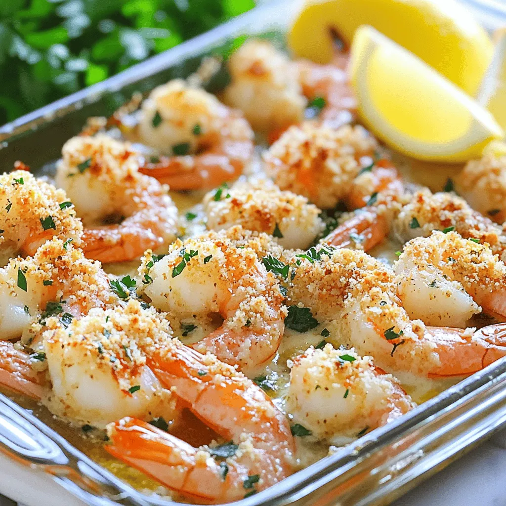 Garlic Parmesan Baked Shrimp Quick and Tasty Meal