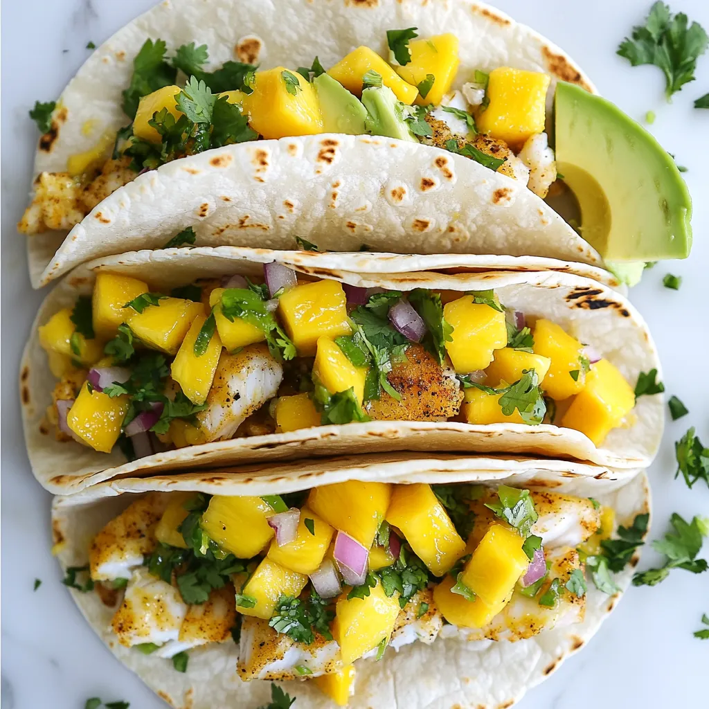 Mango Salsa Fish Tacos Flavorful and Fresh Dish