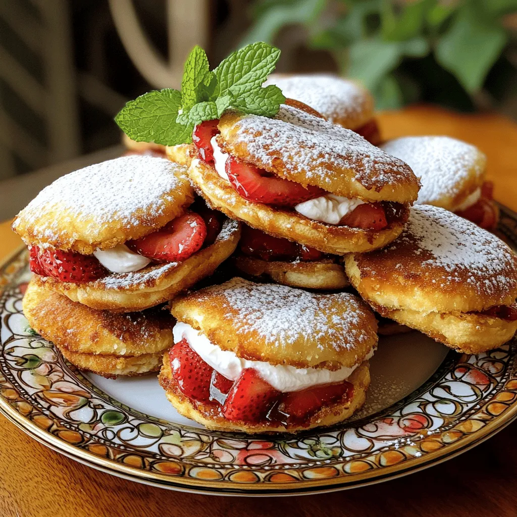 Fried Strawberry Cheesecake Sandwiches Delightful Treat
