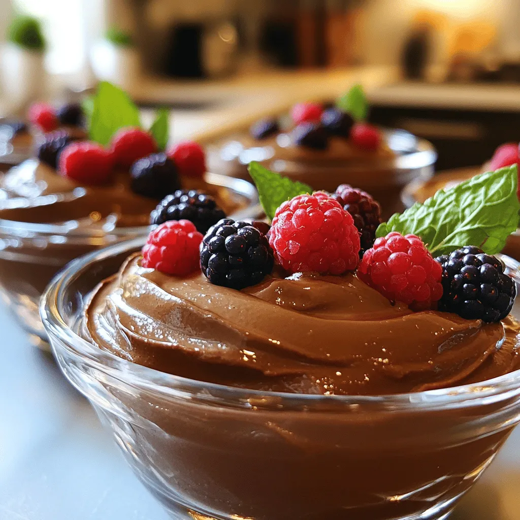 Chocolate Avocado Mousse Creamy and Delightful Treat