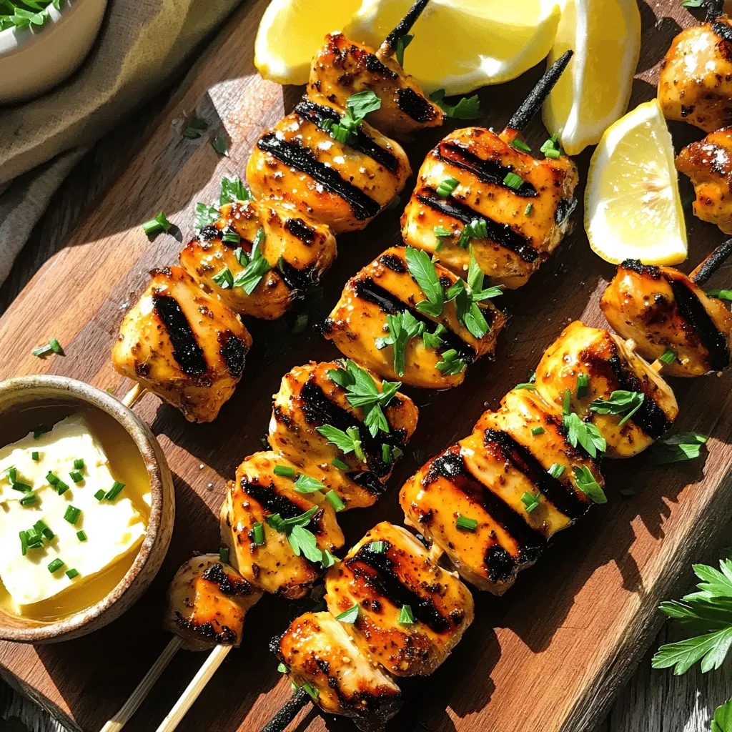 Cowboy Butter Chicken Skewers Recipe