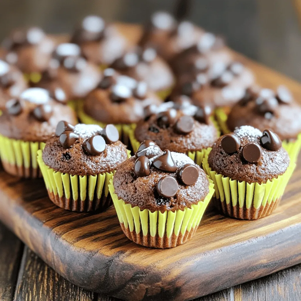 To make healthy chocolate mini muffins, specific ingredients shine. The main ingredient is whole wheat flour. Why choose this over all-purpose flour? Whole wheat flour adds fiber and nutrients. It helps keep you full longer and supports digestion.