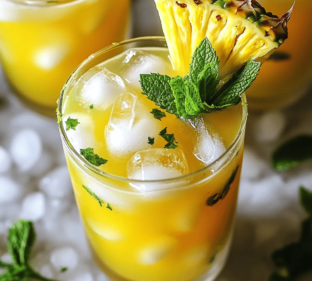 In recent years, mocktails have surged in popularity, transforming the beverage landscape by offering sophisticated, non-alcoholic alternatives that cater to a variety of palates. Whether for a social gathering, a family event, or a simple night in, mocktails provide a delightful way to enjoy flavorful drinks without the effects of alcohol. Among the myriad of options available, the Pineapple Bliss Mocktail stands out as a refreshing and tropical beverage that captures the essence of summer in every sip.