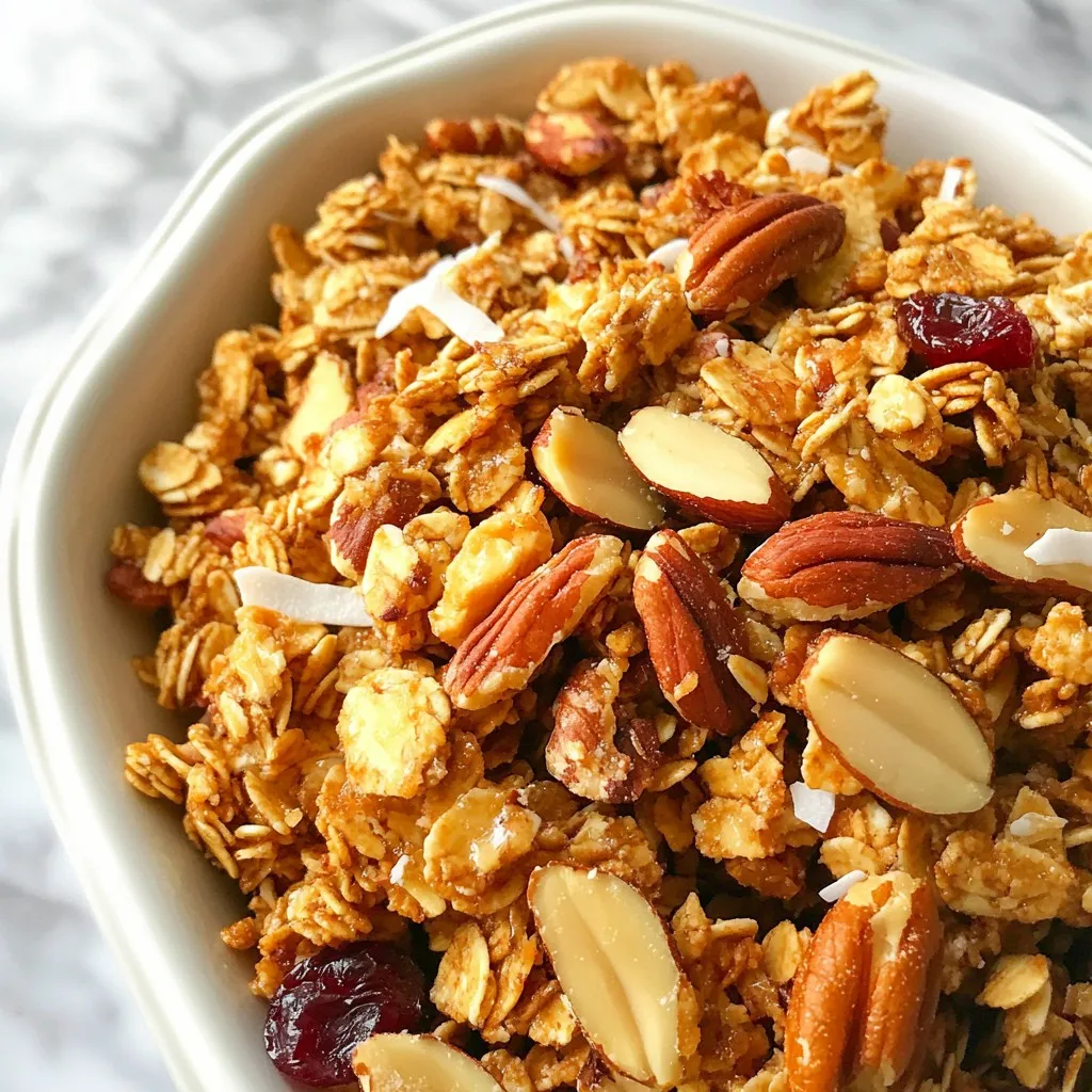 Maple Pecan Granola Clusters Simple and Tasty Recipe