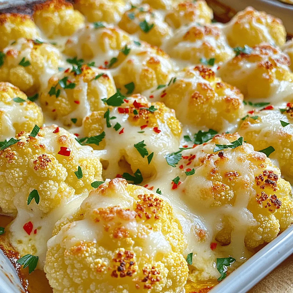 Garlic Parmesan Roasted Cauliflower Easy and Delicious