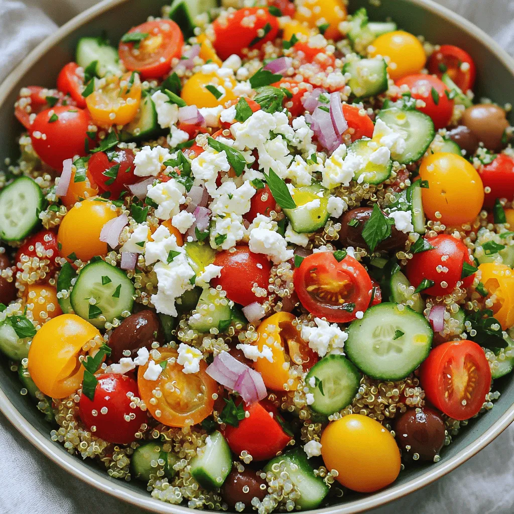 Greek Quinoa Chopped Salad Fresh and Flavorful Meal