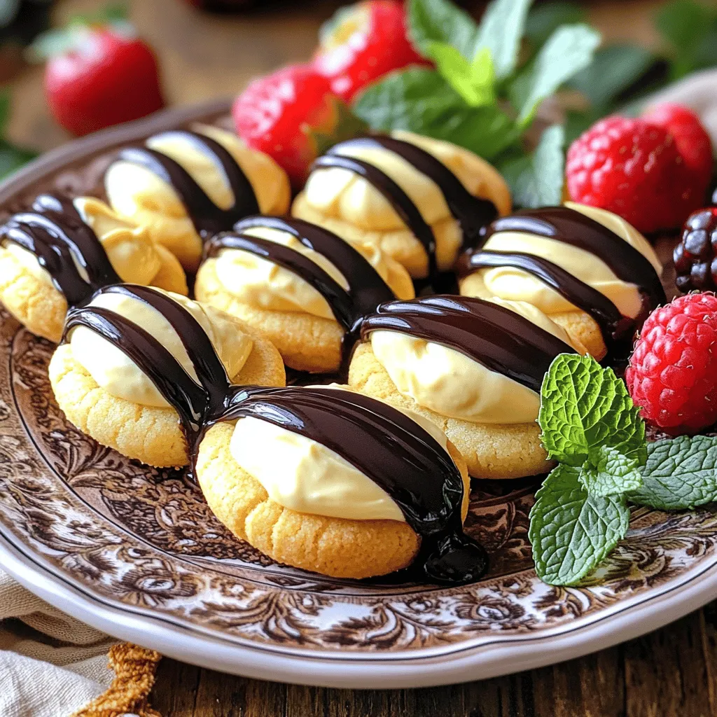 Easy Boston Cream Pie Cookie Bites Recipe Delight