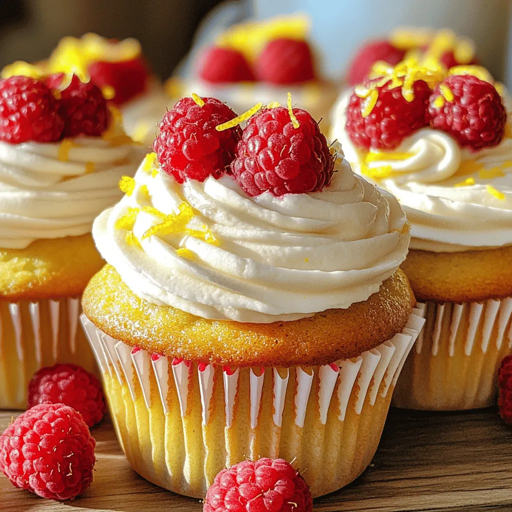 Raspberry Lemon Heaven Cupcakes Delightful and Fresh