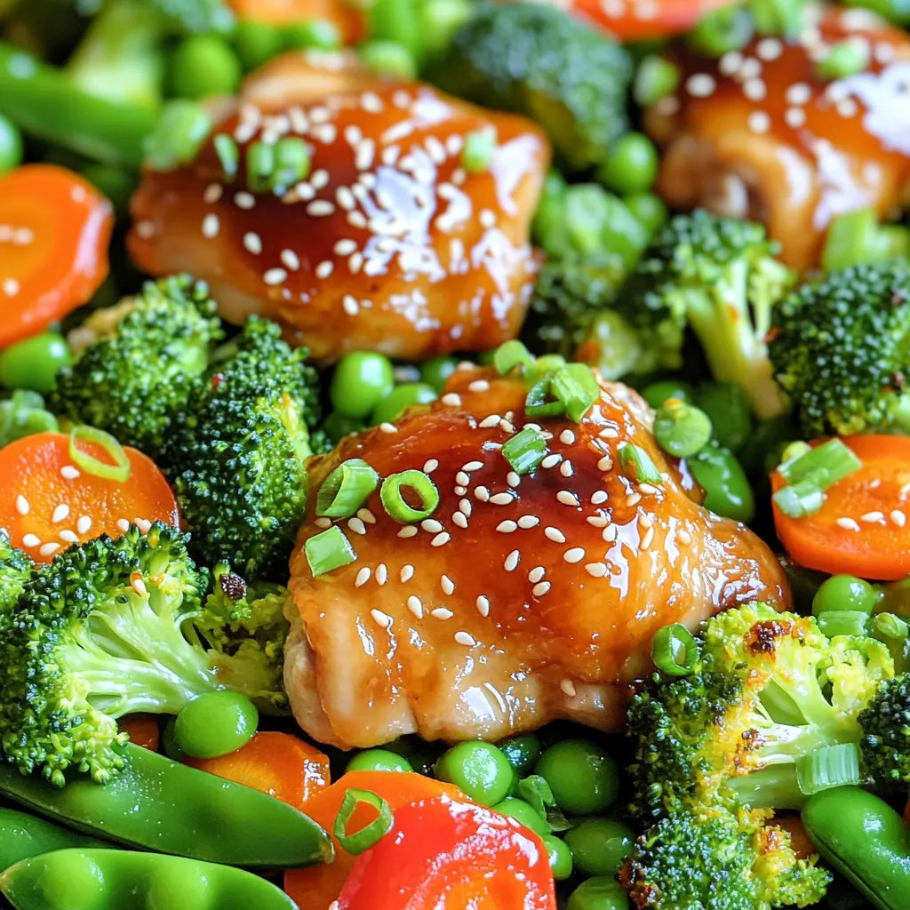 Teriyaki Chicken &#038; Veggies Sheet Pan Flavor Boost
