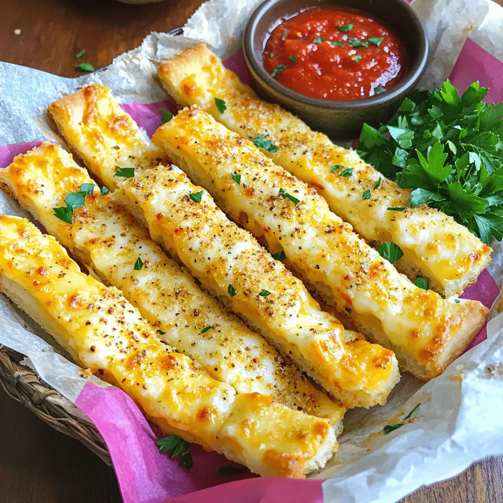 Cheesy Garlic Breadsticks Easy and Tasty Recipe