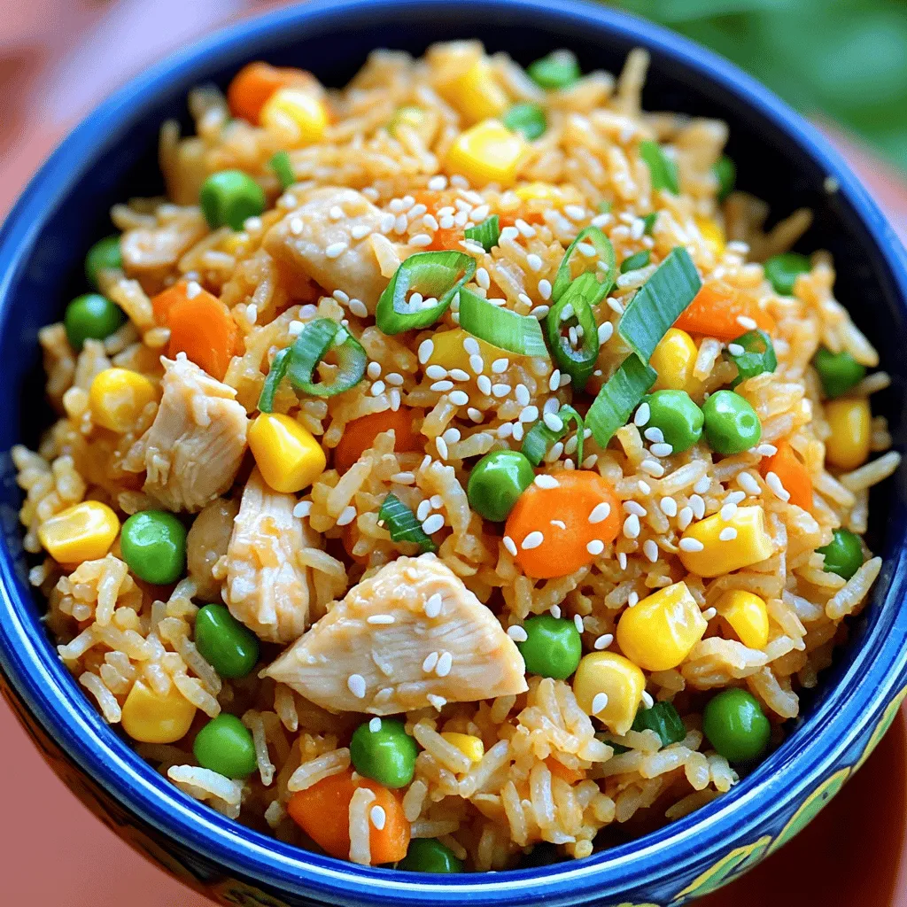 Quick Chicken Fried Rice Delight in 30 Minutes