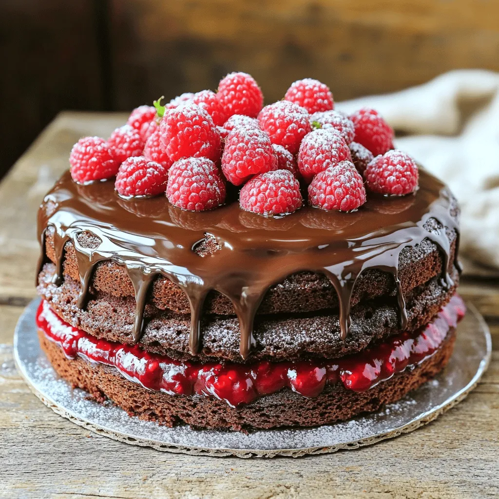 Decadent Chocolate Raspberry Cake for Any Occasion