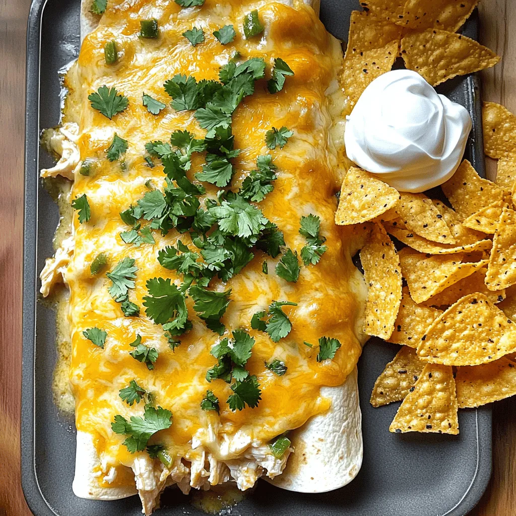 Cheesy White Chicken Enchiladas Flavorful and Easy Recipe