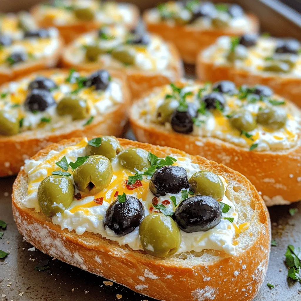 Olive Cheese Bread Appetizer Savory and Flavorful Treat