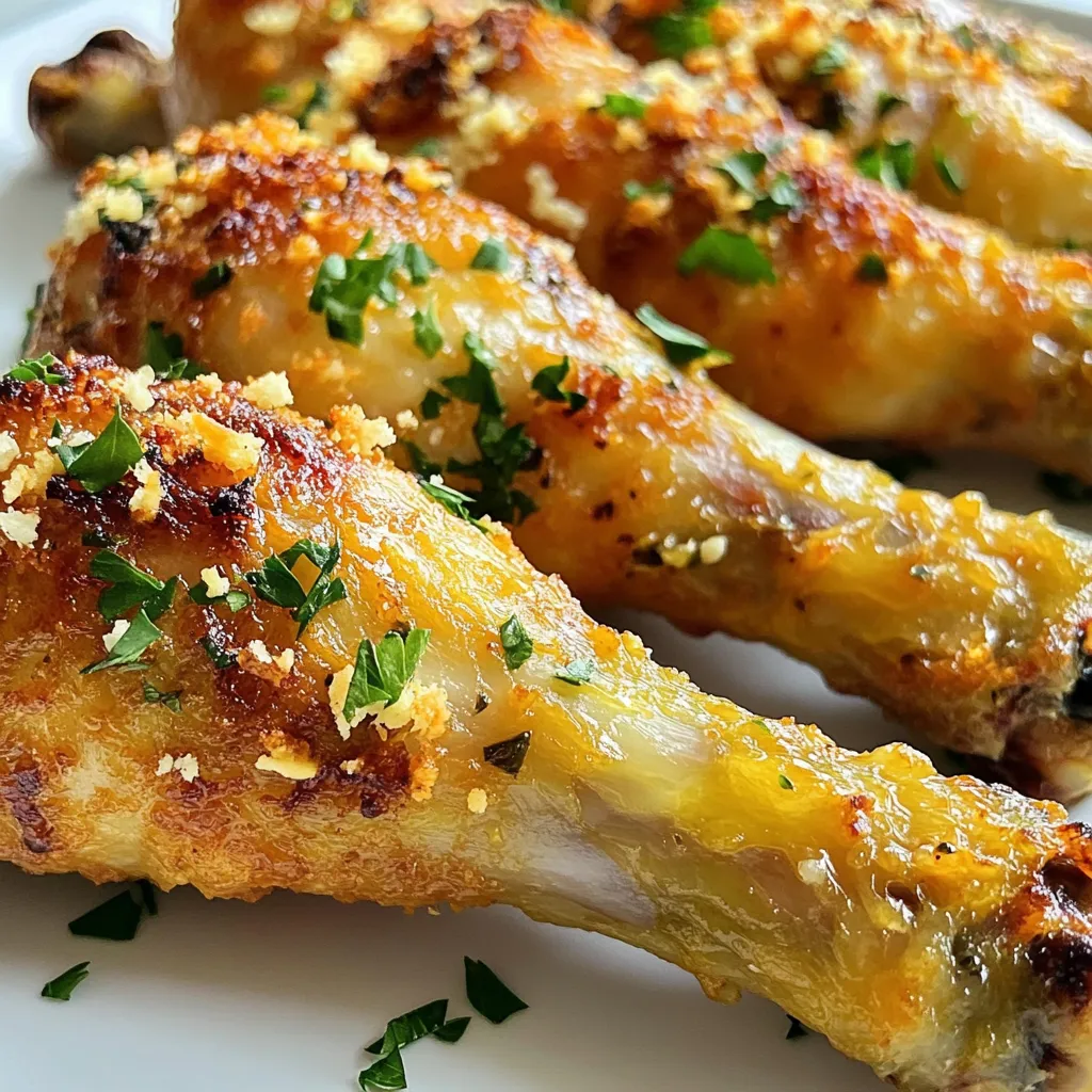 Garlic Parmesan Drumsticks Irresistible Flavor Boost