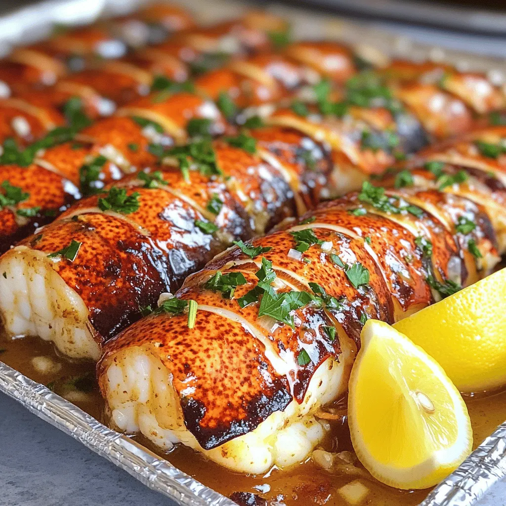 To make your lobster tails shine, you need a few key items: