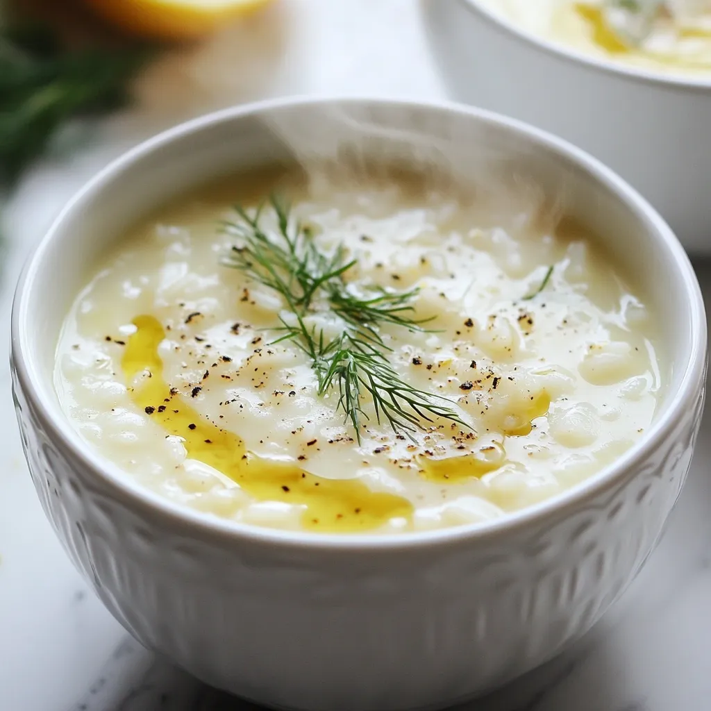 Greek Lemon Rice Soup Comforting and Simple Recipe