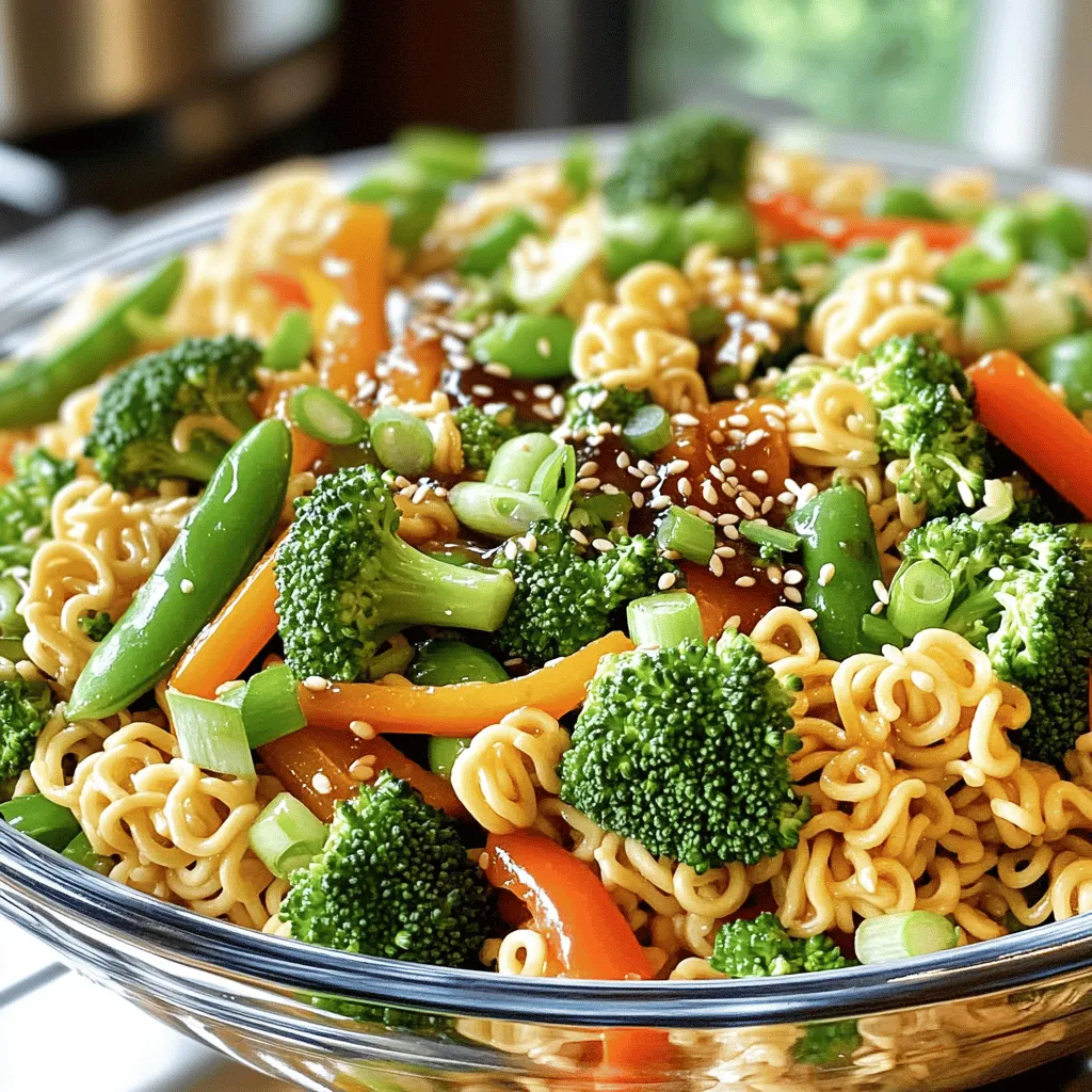 Ramen Noodle Stir Fry Flavorful and Easy Dinner Recipe