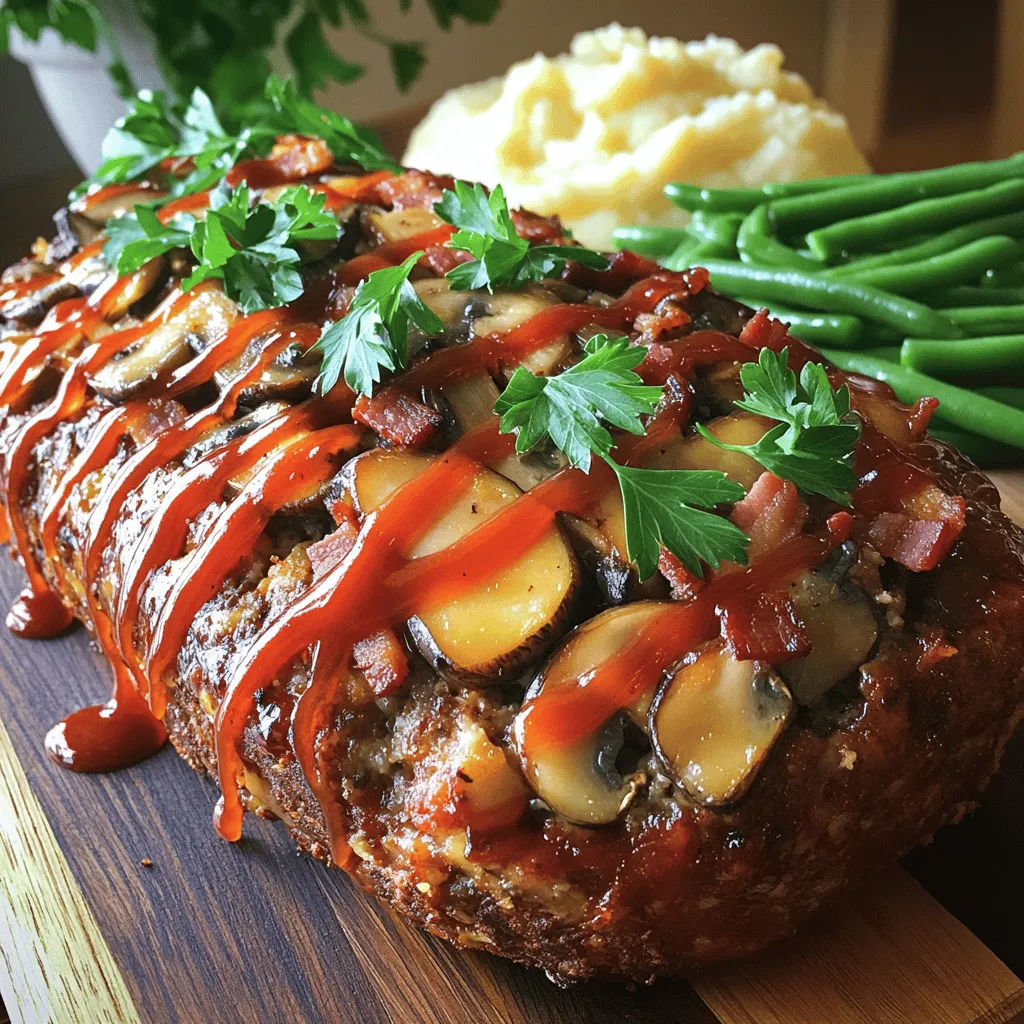 To make a tasty Bacon Mushroom Swiss Cheese Meatloaf, you need simple, fresh ingredients. This dish blends flavors well and is easy to prepare. Each bite brings joy and comfort, perfect for any meal.